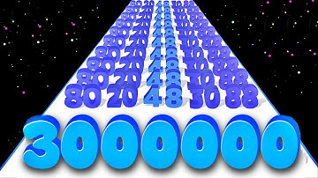 Number Rush 2048 | Merge & Run Level Up Satisfying ASMR Gameplay (Math Games, 01) #11