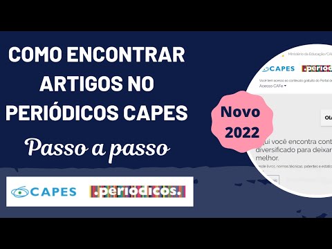 PERIÓDICOS CAPES: como pesquisar ARTIGOS CIENTÍFICOS na prática / Passo a passo no portal