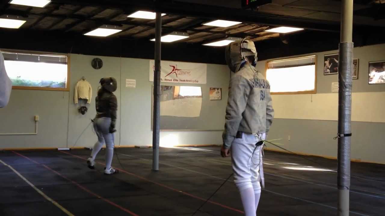 Gold Medal Bout - Part I: Maya Szon-Lillard vs. Elliot Chapman-Leyland @ ProFencing Y14 Mixed Saber