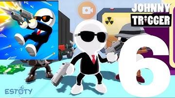 Johnny Trigger Gameplay Walkthrough part 6 New bonus level and boss Battle (ios, Android).