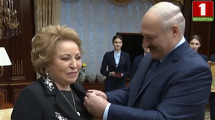 Лукашенко наградил Валентину Матвиенко орденом Франциска Скорины