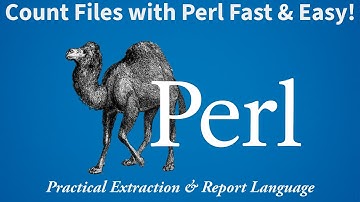 Count Files in a Folder Using Perl | Easy Perl Tutorial for Beginners 2025