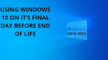 Using Windows 10 on it