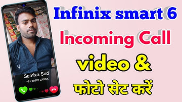 infinix smart 6 call screen change | infinix smart 6 incoming call photo setting