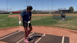 Gio Melchione Batting Practice