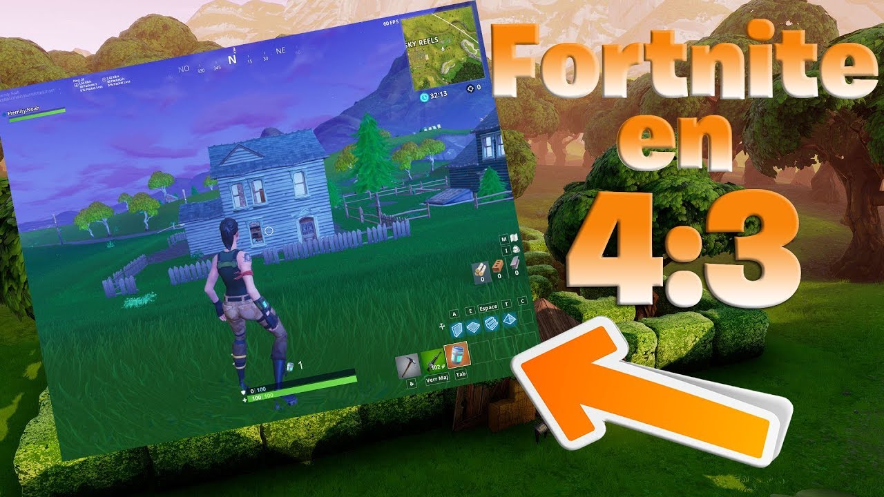 COMMENT JOUER A FORTNITE EN 43 !!! YouTube