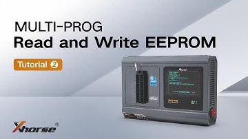 How to use Xhorse Multi PROG  Read and Write EEPROM