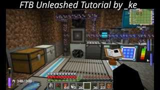 ftb unleashed tutorial series 17 (german) Laser drill and laser precharger