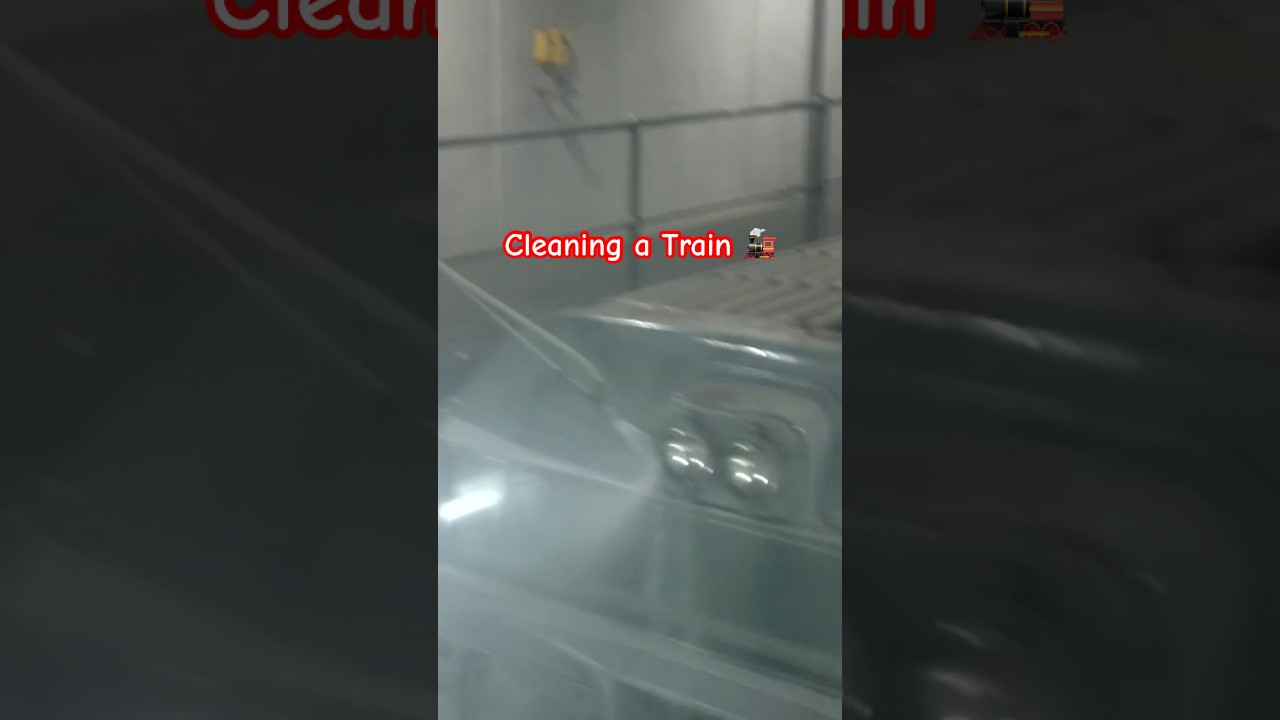 Cleaning a Train 🚂 
