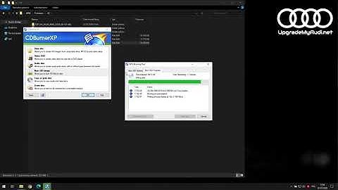 MMI 2G High - How to prepare CD with firmware / maps update