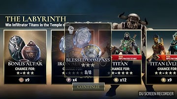 Dawn of titans - Minotaur event review - 25 event relic pulls