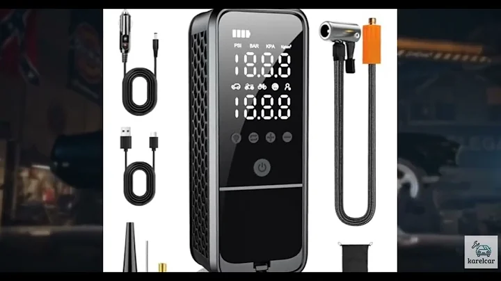 Review - KZKB Tire Inflator Portable Air Compressor, 160 PSI Air Pump for Car Tires with
