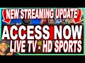 NEW STREAMING UPDATE ACCESS 1000&#39;s HIDDEN CONTENT LIVE CHANNELS AND MORE