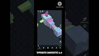 update aquatic 2.0 in progress! #minecraft #gaming #3dmodel #minecraftmodel #sharks #minecraftsharks