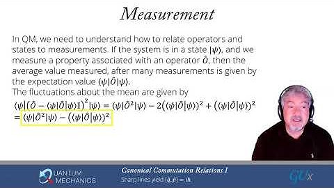 Module 5 lecture 3 part 1 Canonical Commutation Relations