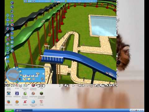 аквапарк в RollerCoaster tycoon 3 часть 1 Начало аквапарка