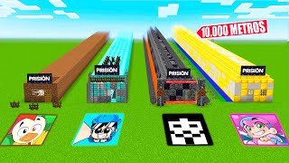 LAS PRISIONES MÁS LARGAS DE MINECRAFT 😱 NOOB vs PRO vs HACKER vs DIOS 😂 INVICTOR