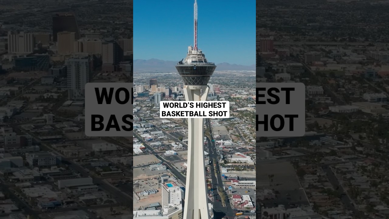The World’s Highest Basketball Shot ?