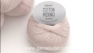 DROPS Cotton Merino - A superwash yarn for all seasons!