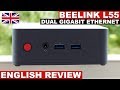 Beelink L55 Review: Mini PC with Dual Gigabit Ethernet (English)