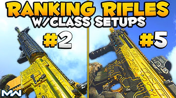 Ranking Every Rifle in Call of Duty Modern Warfare | Best Class Setups