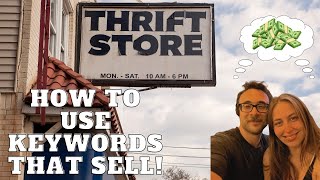 How To Use Keywords To Sell Thrifted Clothes Online  Make Money As A Reseller Ebay | Posh | Depop