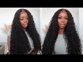 New Ventilated HD Lace Deep Wave Glueless Install ft. CurlyMe Hair
