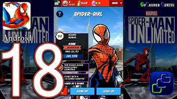 Spider Man Unlimited Android Walkthrough - Part 18 - Spider-Girl Unlimited Run Completed