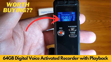 Crosseagle 64GB Digital Voice Activated Recorder with Playback Review | Worth Buying?