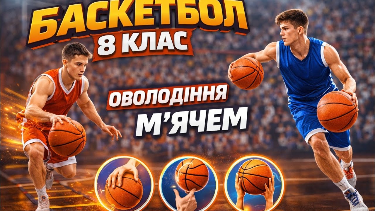Оволодіння м’ячем | Баскетбол | 8 клас» на каналі ProФізкультура