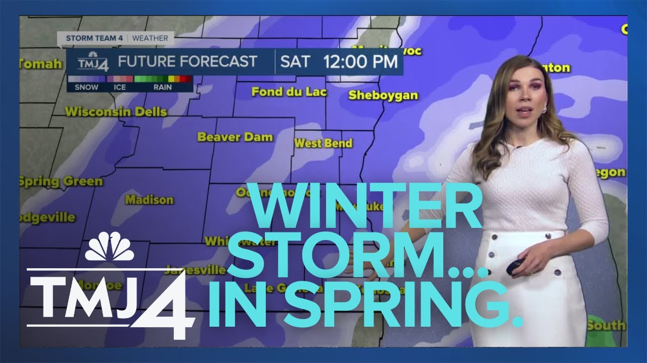Heavy, wet snow arrives Friday night into Saturday morning - YouTube