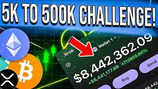 5,000 to 500,000? My Crypto Trading Challenge Starts Now ( + Tutorial ) Net Worth