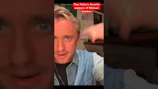 Tom Felton’s favorite memory of Michael Gambon...🥺🎬 #harrypotter #harrypottershorts #shorts#draco