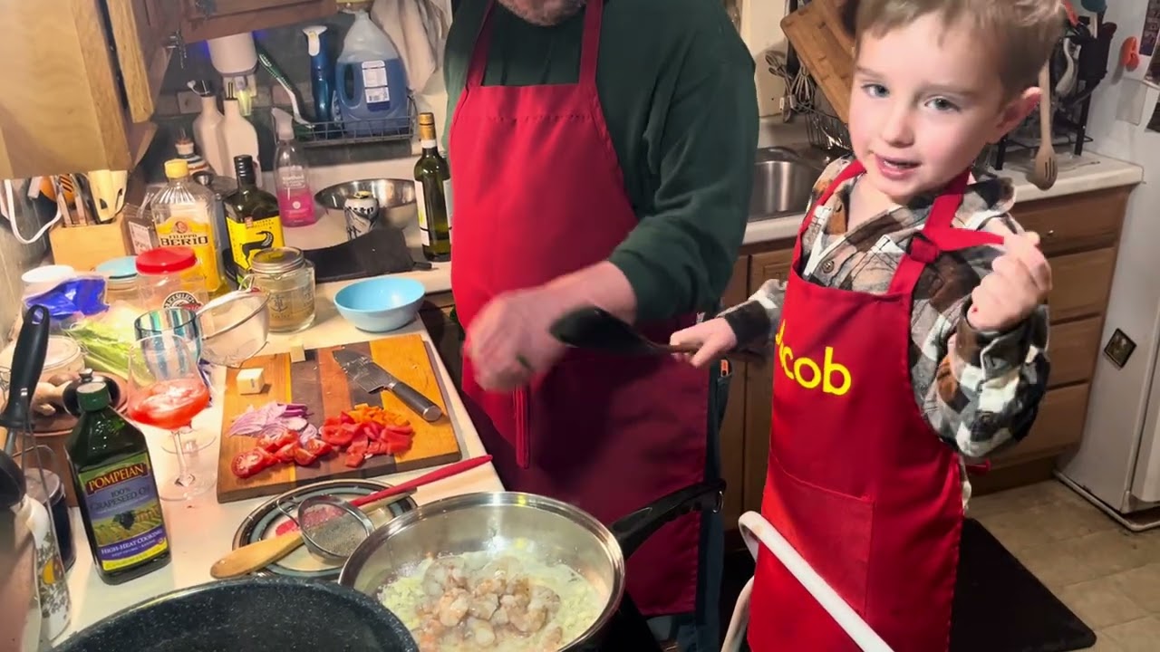 Midweek Risotto with shrimp for dinner