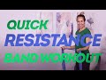 Quick Resistance Band Workout for Shoulders, Core, and Pelvic Floor! Travel Fitness