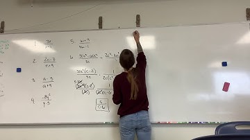 Algebra 2 - Lecture 8.4 - Rational Expressions Review