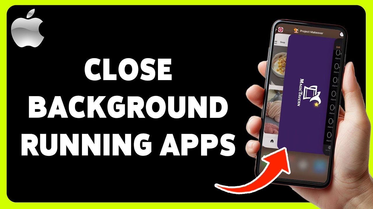 How To Close Background Running Apps On iPhone 2024 | Stop Apps Running ...