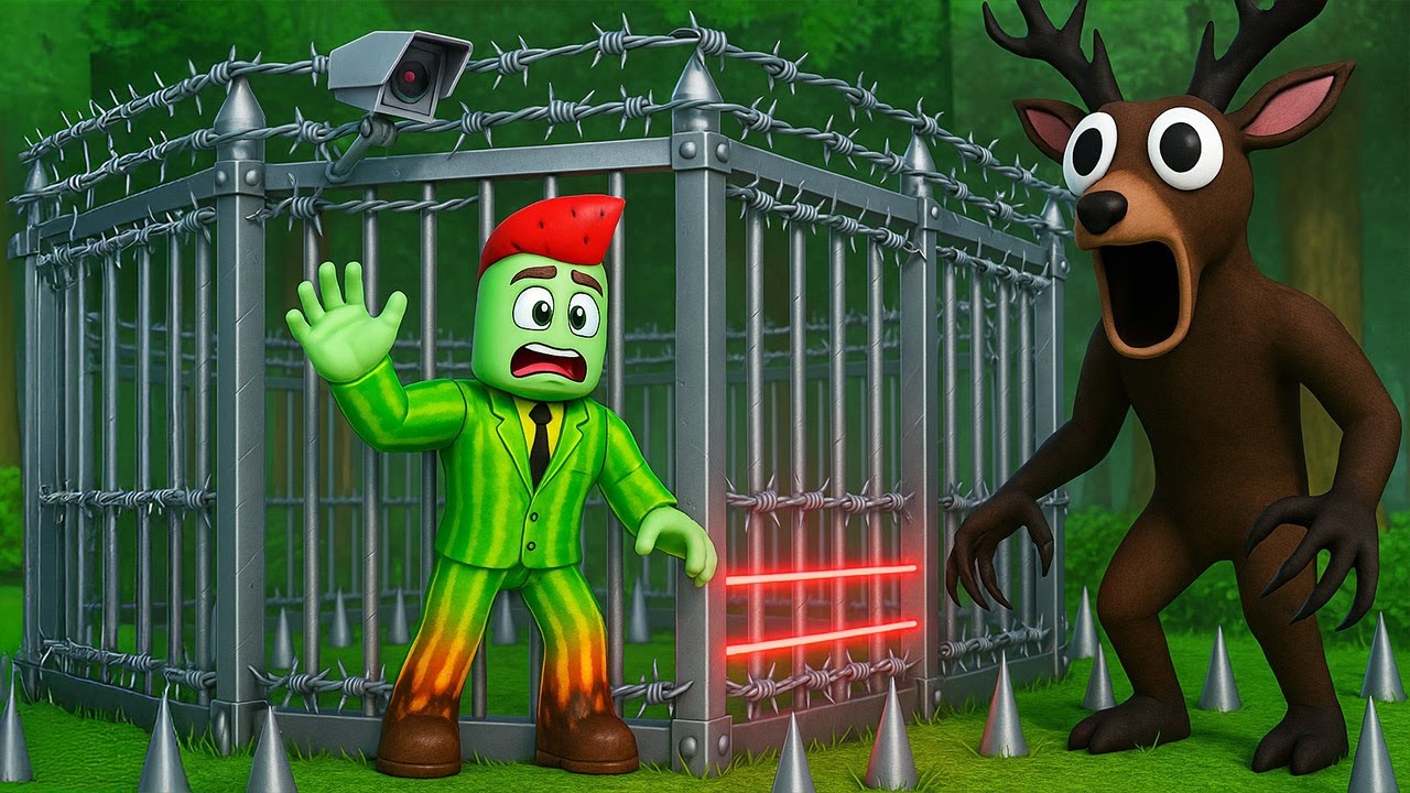 Job Bouwt Veiligste Gevangenis In 99 Nachten In Het Bos... In Roblox!