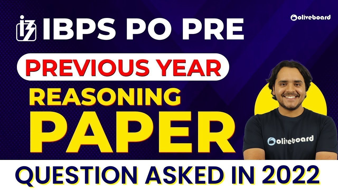 IBPS PO Pre Reasoning Memory Based Paper 2022 | IBPS PO Previous Year ...