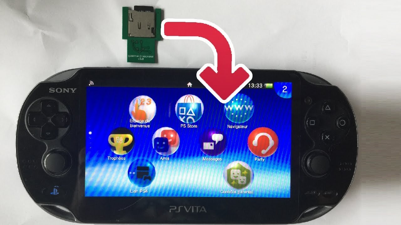 Sd2vita : Comment mettre une carte SD dans une PS VITA le tuto ! 