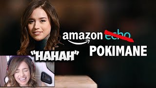 Pokimane Reacts To "Amazon Echo - Pokimane"