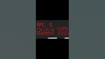 AMC 8 Quick Tips #amc8 #maths #math #aops #mathcounts #competitivemath