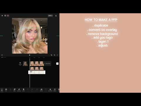 UPDATED PFP TUTORIAL ON CAPCUT!!