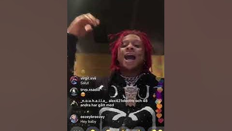 Trippie Redd snippets new song on instagram live