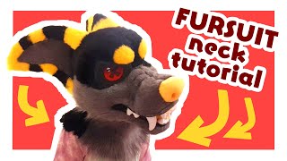 FURSUIT NECK TUTORIAL (super easy)