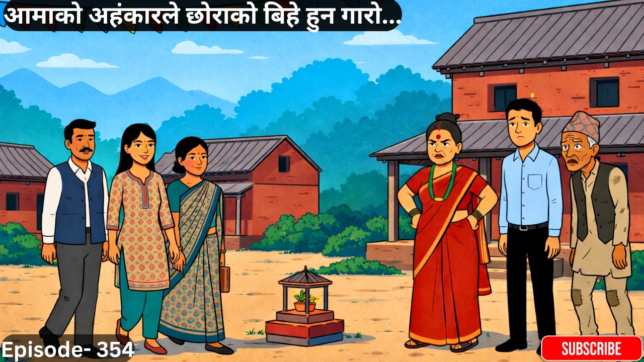 आमाको अहंकारले छोराको बिहे हुन गारो...Episode- 354 #storytime  #sasubuhari #aamachhora #folkstories