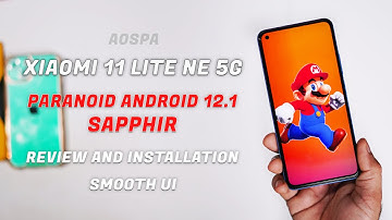 Xiaomi 11 Lite NE 5G Paranoid Android 12.1 Review & installation, Mast wala gaming and Smooth Ui