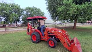 Backhoe Tractor Canopy Sunshade that slides!