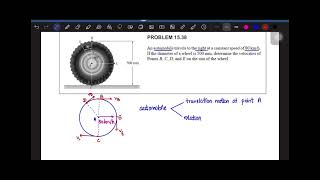 Engineering Dynamics| Problem 15.38 Solved| Rotation and Translation Motion of rigid bodies