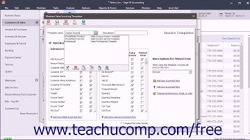 Sage 50 2018 Tutorial Modifying Task Window Screen Templates Sage Training